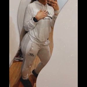 Nike sweat suit 2 pc